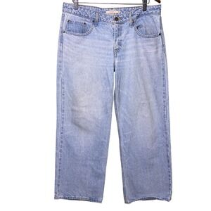 Levi's Low Loose Jeans Womens 30 Light Wash Denim Wide Leg Baggy Boho Y2K